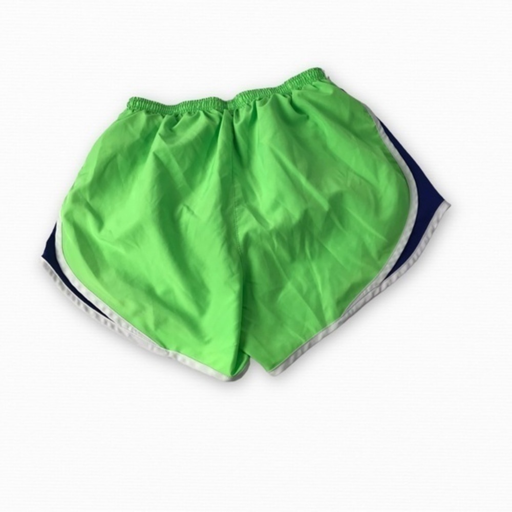 Nike dri-fit green and blue athletic shorts size Medium women’s - Picture 4 of 4